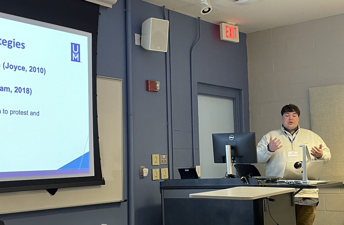 Day 2 of @AEJMC #SEC2023 and @OakleyWeddle is still going strong. He presented his 4th research paper this morning! 👏 He’s bound for great things.