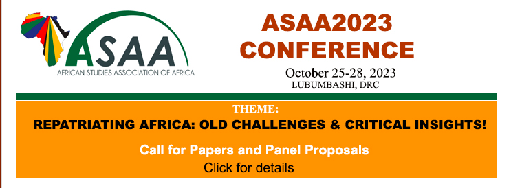 divinefuh's tweet photo. Exciting news from #ASAA2023!

10th Anniversary Celebration

@ASAA_Africa #ASAA2023 CFP officially open!

 Lubumbashi, DRC | 25-28 Oct. 2023

Access CFP in English &amp; French:
https://t.co/dOjQ63JxYg

@adomakoampofo @Africaishome @kafmurhula @huma_africa @ASANewsOnline @laspad_ugb https://t.co/He3IzHZxtA