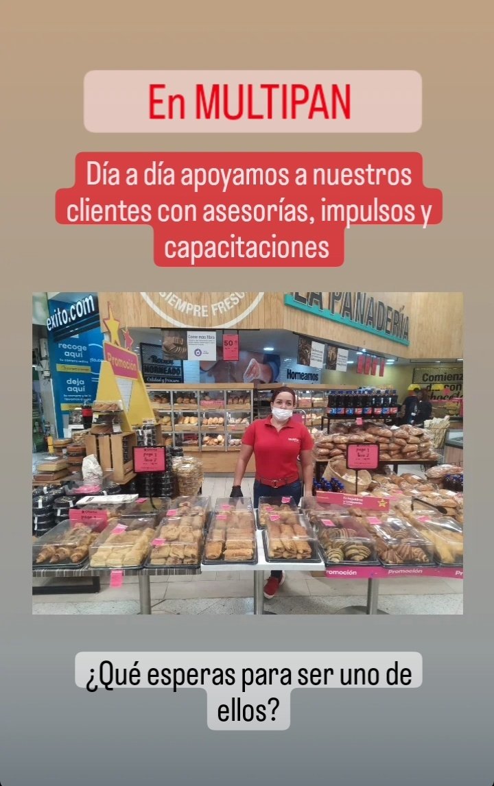 MultipanColom's tweet photo. Vive la experiencia con Multipan. https://t.co/SaLYim0Jsk