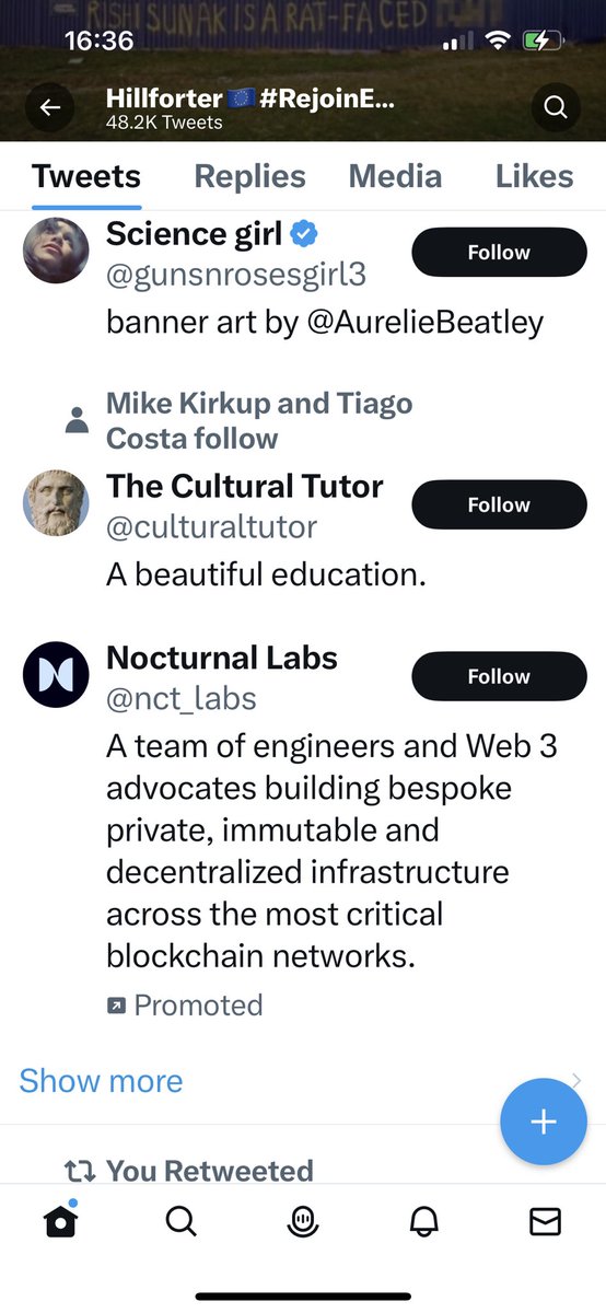 LikeOldTat's tweet image. Currently playing, every third promoted #whotofollow account gets blocked.