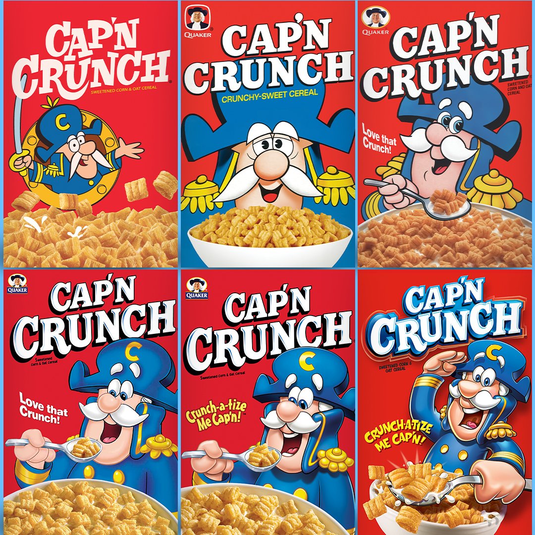 Captain Crunch Cereal Box