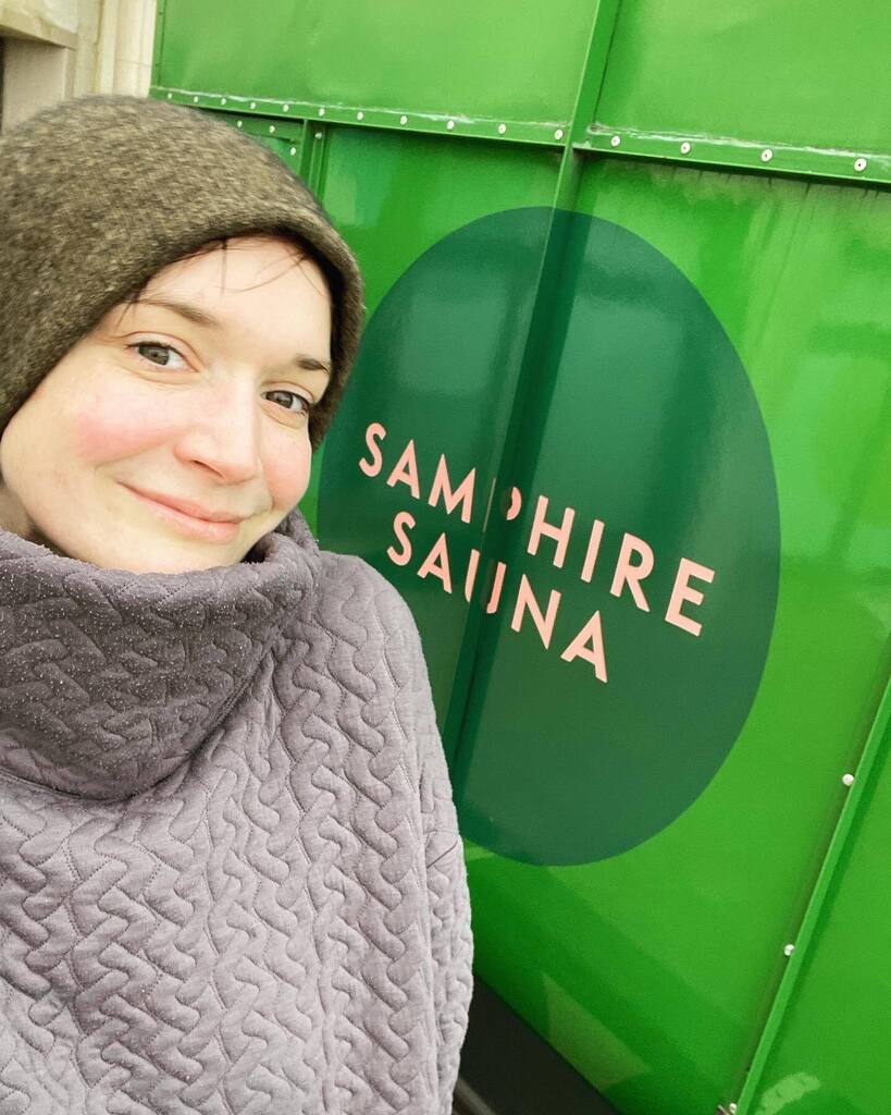 Sauna Sea Sophie 💚 @samphire_sauna @delawarr #saturday