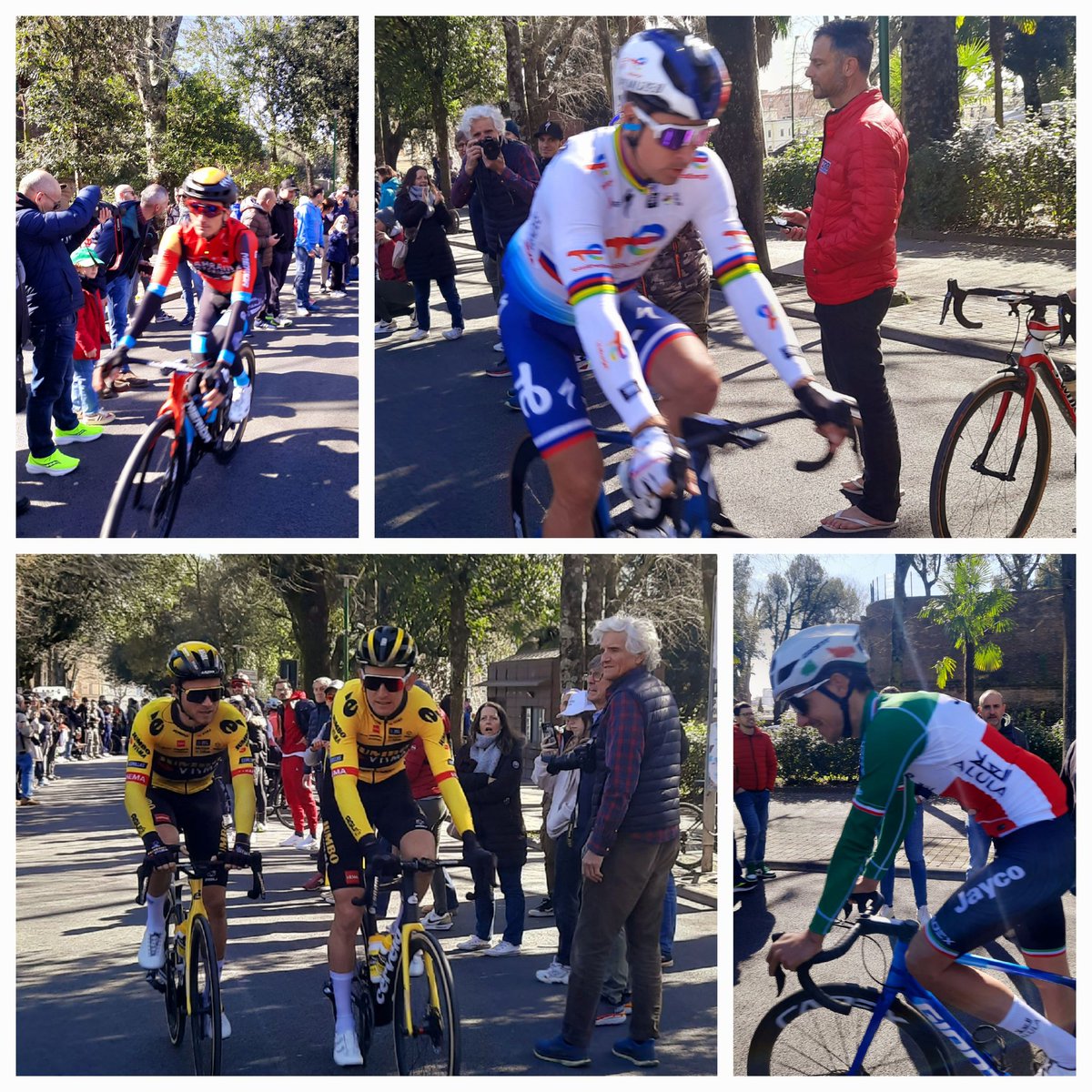 Bertini70's tweet photo. Qualche campione stamattina s'è visto... #stradebianche2023 https://t.co/Voqb79SULH