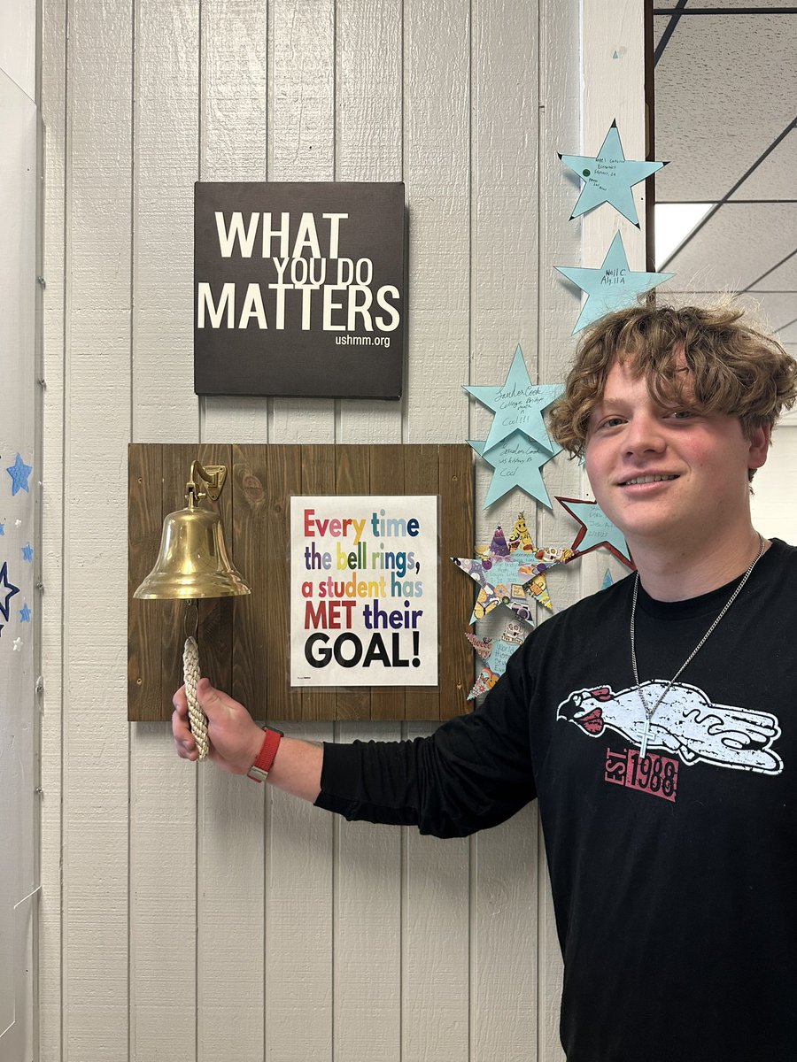 STARSHS2's tweet photo. CONGRATULATIONS Blayke Armstrong, STARS #11thGraduate this semester! You finished 22 classes in the short amt of time at STARS…SO AMAZING! Your hard work &amp; dedication allowed you to reach your goal quickly! Keep reaching for the STARS!
#whatyoudomatters
#WeAreSTARS
#graduation https://t.co/60UHHuxh26