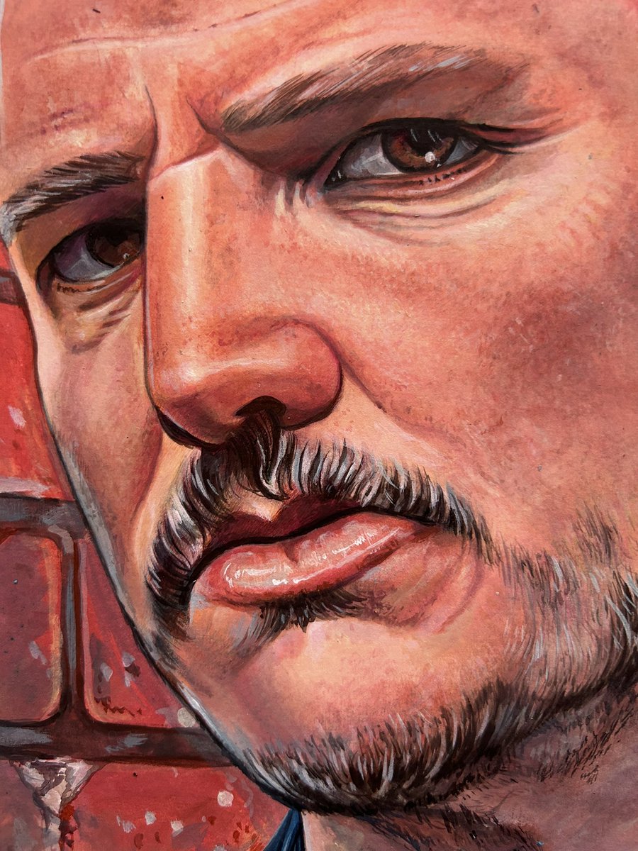 AsseneWayIero's tweet photo. Dibujo de Pedro Pascal ❤️
Formato A3 con pintura acrílica https://t.co/ez0aJaUSmC