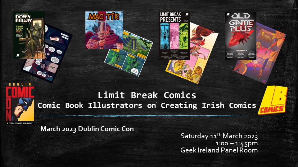 Seamus Kavanagh (@seamuskavanagh) on Twitter photo This time next week, 1pm on Saturday 11th March 2023, I'll be moderating a panel of Comic Book Illustrators <a href="/RolinMari/">rolinmari.bsky.social</a> <a href="/barcswow/">barcswow</a> and <a href="/brobexx/">brobexx</a> at Spring <a href="/DublinComicCon/">Dublin Comic Con</a>
All three have some great comic book work to talk about and tips to share. Gonna be awesome, do attend (",) This time next week, 1pm on Saturday 11th March 2023, I'll be moderating a panel of Comic Book Illustrators <a href="/RolinMari/">rolinmari.bsky.social</a> <a href="/barcswow/">barcswow</a> and <a href="/brobexx/">brobexx</a> at Spring <a href="/DublinComicCon/">Dublin Comic Con</a>
All three have some great comic book work to talk about and tips to share. Gonna be awesome, do attend (",)