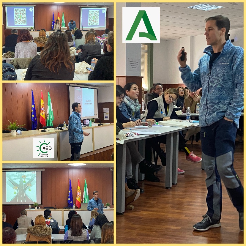 CEPdeCadiz's tweet photo. Última sesión de la mañana en #IECA2023 con #isaacperez hablando de #gamificacion #qué #cómo #porqué convertir el aprendizaje en una experiencia atractiva y sugerente @FormacProfAnd @EducaAnd https://t.co/rE4TCKpZRS