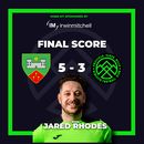 From 3-2 up at half time to 3-5 at full time... This was a game of a lot of action and drama. We move on to and hopefully get back to our best in the next game.