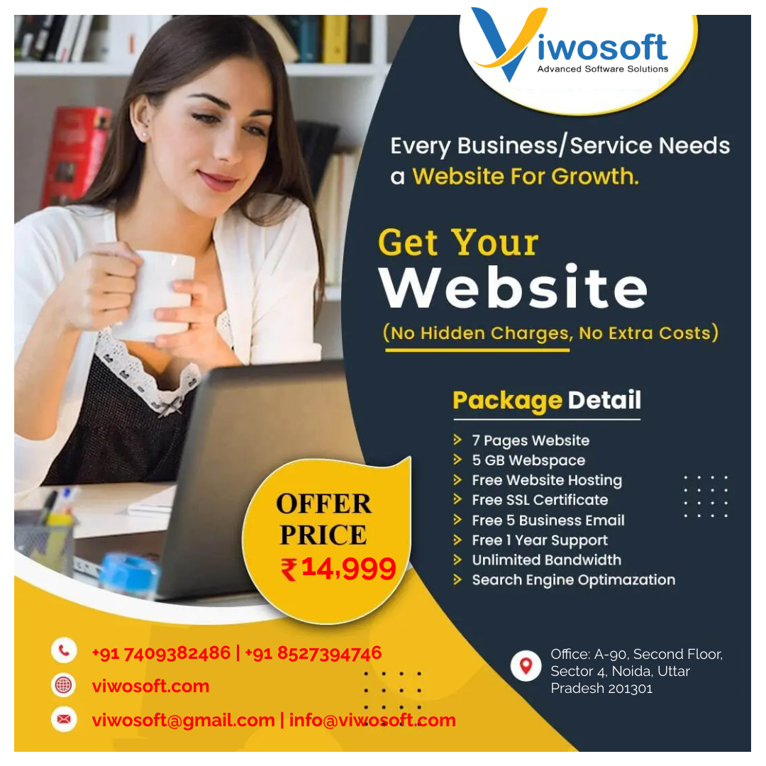 viwosoft's tweet image. Viwosoft is your stop to revamp your website to be more appealing!
Contact us and discount web development services with multiple benefits!
#webdevelopment #webdevelopmentoffer #offer #websitemanagement #website #contentmanagement #websitecontentmanagement #userexperience