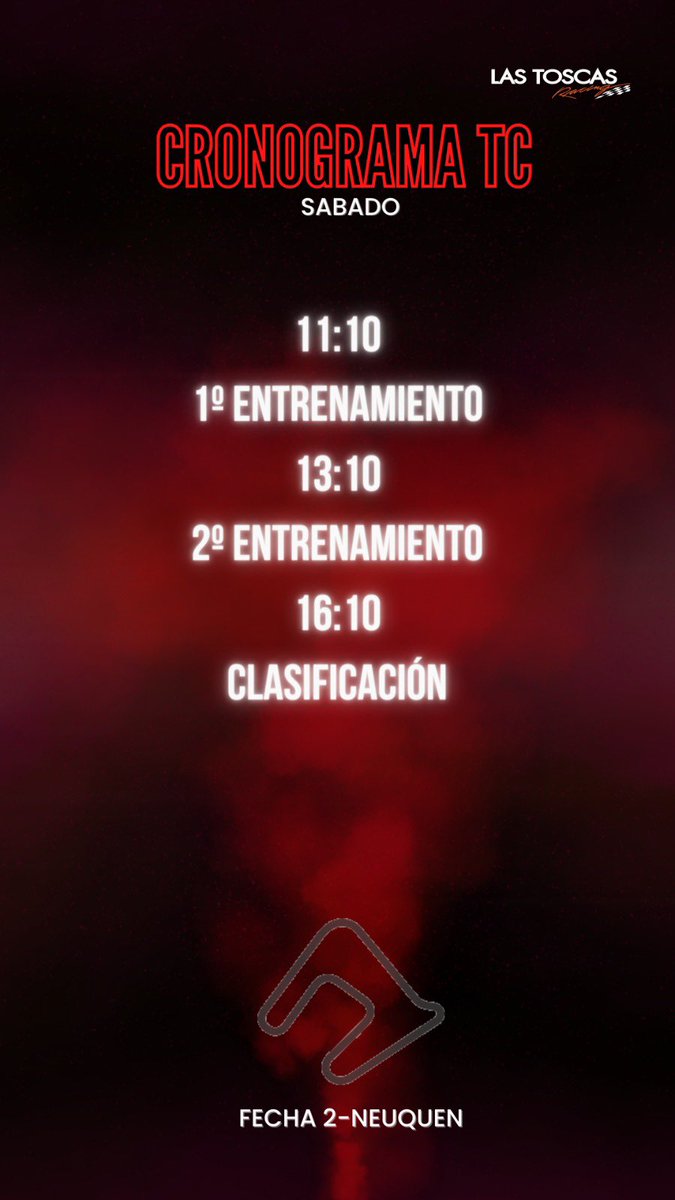 Todo listo para el arranque del #TCenNeuquen