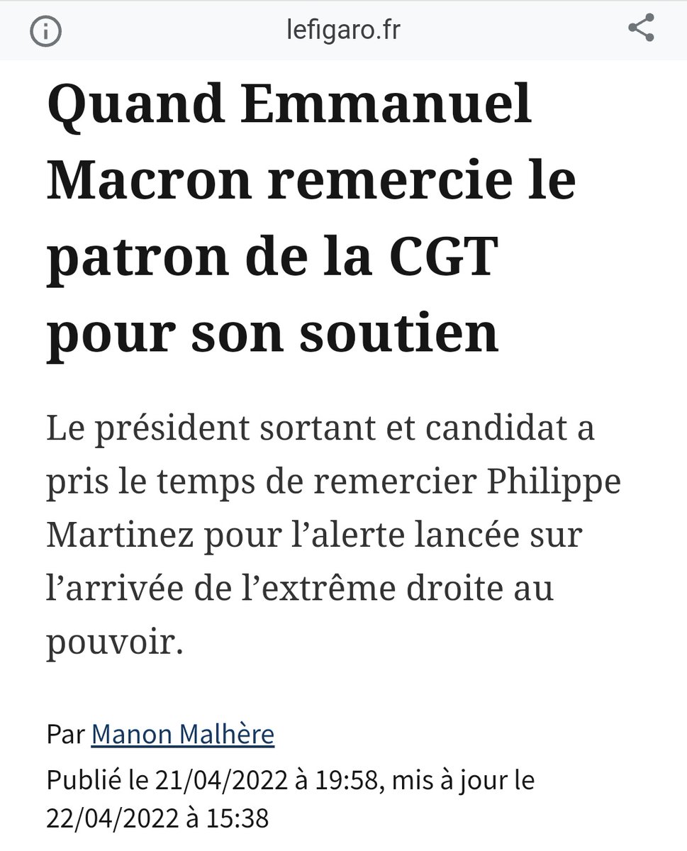KimJongUnique's tweet image. La grève reconductible du 7 mars est une comédie. L'an dernier, Martinez (la CGT) et Berger (la CFDT) avaient appelé à voter Macron, qui les avait remerciés. C'est un jeu de rôle, dans lequel les travailleurs sont des dupes. #OppositionContrôlée