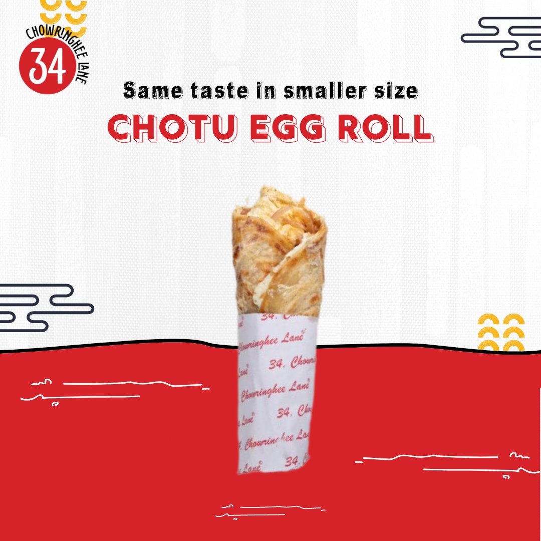 34CLOfficial's tweet photo. The classic Egg Roll is so popular, we decided to introduce it to our chotu menu. Enjoy this delectable cuteness of a Roll, made with our very own spices and sauces. 

#eggroll #addonegg #singleegg #doubleegg #egg #rolls #kathiroll #authentickathiroll #34CL #34chowringheelane https://t.co/LI3F52bBCl