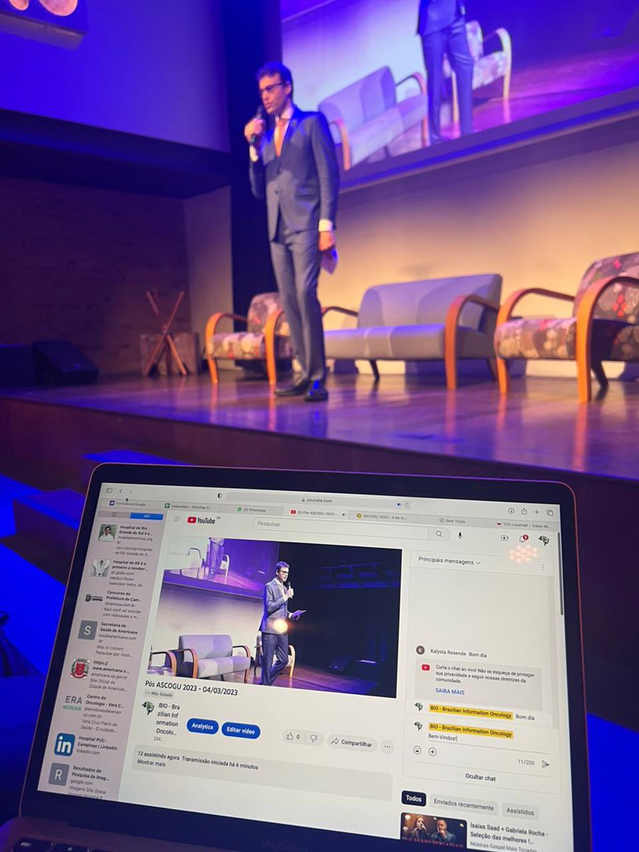 Andrey Soares (@soaresandrey) on Twitter photo Starting now the post #GU23 discussion with <a href="/DrAndreFay/">André P. Fay</a> <a href="/OncologyBio/">BIO - Brazilian Information Oncology</a> Starting now the post #GU23 discussion with <a href="/DrAndreFay/">André P. Fay</a> <a href="/OncologyBio/">BIO - Brazilian Information Oncology</a>