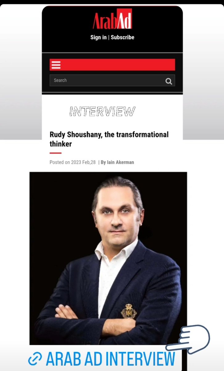 I m happy to share the transformation I went through, in my career,especially the last 4 years especially in the challenges that happened including #COVID19.

Check out the interview in the  thread.

 #transformation #interview #Rudyshoushany #Arabad