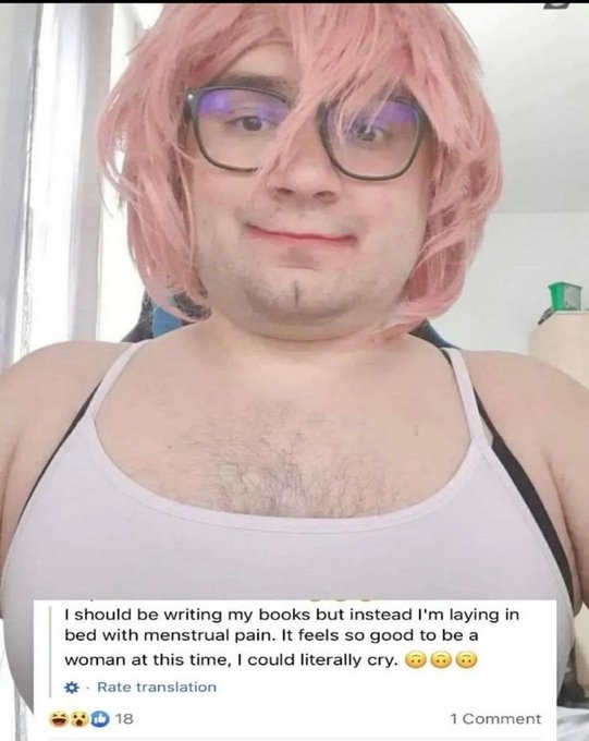 What is a &ldquo;TERF?&rdquo; A &ldquo;terf&rdquo; is just anyone who doesn&rsquo;t believe that this guy is an *actual* woman: https://t<a href="/tag/genocide"class="tags"><span>#genocide</span></a><a href="/tag/valid"class="tags"><span>#valid</span></a><a href="/tag/transwoman"class="tags"><span>#transwoman</span></a><a href="/tag/transwomenarewomen"class="tags"><span>#transwomenarewomen</span></a>
