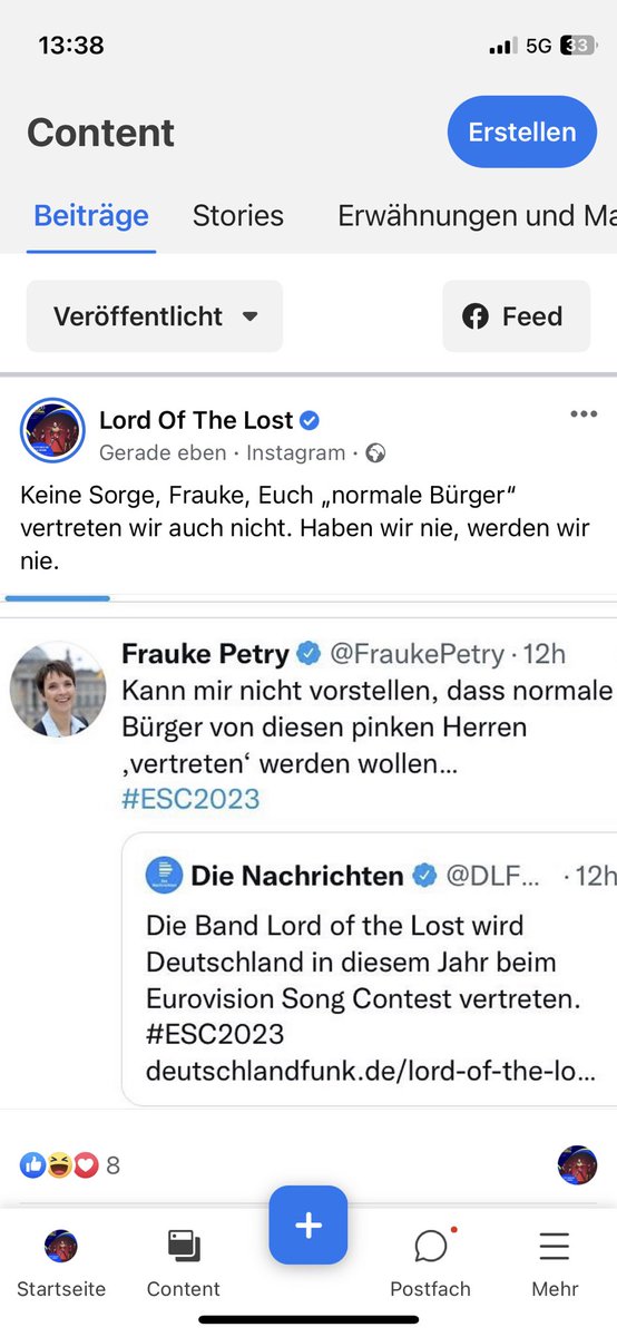 Lord Of The Lost (@lordofthelost) on Twitter photo Keine Sorge, <a href="/FraukePetry/">Frauke Petry</a>, Euch „normale Bürger“ vertreten wir auch nicht. Haben wir nie, werden wir nie. Keine Sorge, <a href="/FraukePetry/">Frauke Petry</a>, Euch „normale Bürger“ vertreten wir auch nicht. Haben wir nie, werden wir nie.