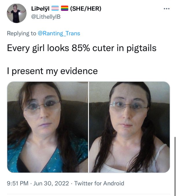 A &ldquo;TERF&rdquo; is just anyone who doesn&rsquo;t believe that this guy is an *actual* woman: https://t.co/kaQjmmn<a href="/tag/lol"class="tags"><span>#lol</span></a><a href="/tag/gfy"class="tags"><span>#gfy</span></a><a href="/tag/ifeelpretty"class="tags"><span>#ifeelpretty</span></a><a href="/tag/womanlifefreedom"class="tags"><span>#womanlifefreedom</span></a>