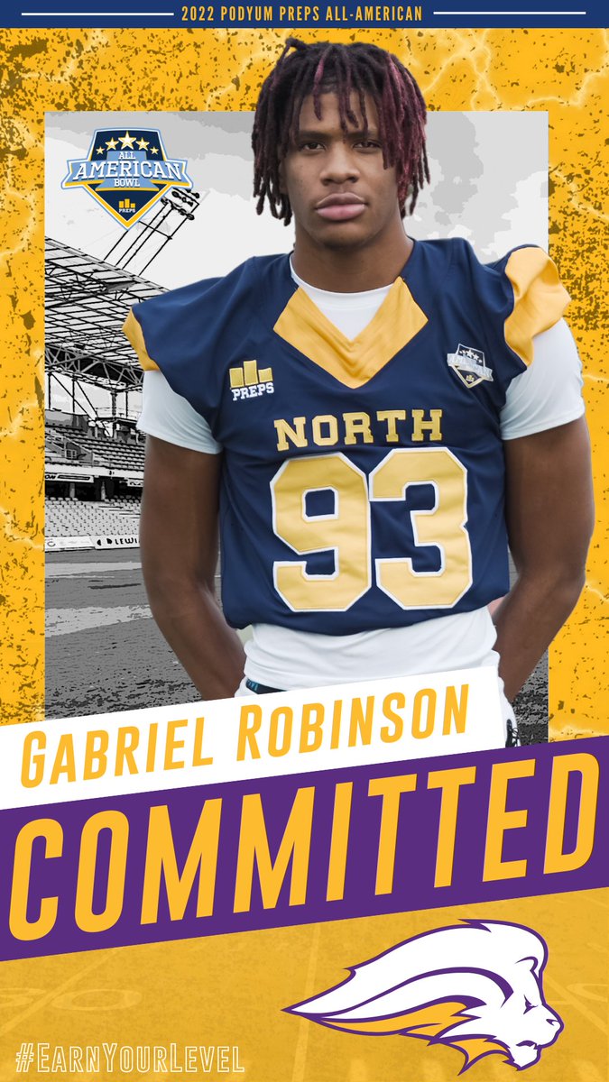 All-American Bowl by Podyum Preps (@pp_all_american) on Twitter photo 🤝 COMMITTED
Congrats to <a href="/PodyumPreps/">Podyum Preps</a> All-American <a href="/gaberobinson999/">Gabriel Robinson</a> (Lebanon Trail, TX) on his committment to beginning his college career at @SAGU_Football!!
#EarnYourLevel #PodyumPreps #PPAllAmerican #GetRecruited #HSFootball #BePrepared 🤝 COMMITTED
Congrats to <a href="/PodyumPreps/">Podyum Preps</a> All-American <a href="/gaberobinson999/">Gabriel Robinson</a> (Lebanon Trail, TX) on his committment to beginning his college career at @SAGU_Football!!
#EarnYourLevel #PodyumPreps #PPAllAmerican #GetRecruited #HSFootball #BePrepared