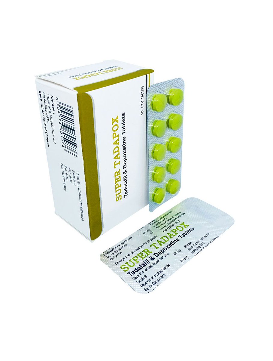 jeffturn1989's tweet photo. #Super #Tadapox 100mg dosage online
#Tadalafil 40mg with #Dapoxetine 60mg
Read More https://t.co/u1sF8aswFl https://t.co/L4I11J5v1z