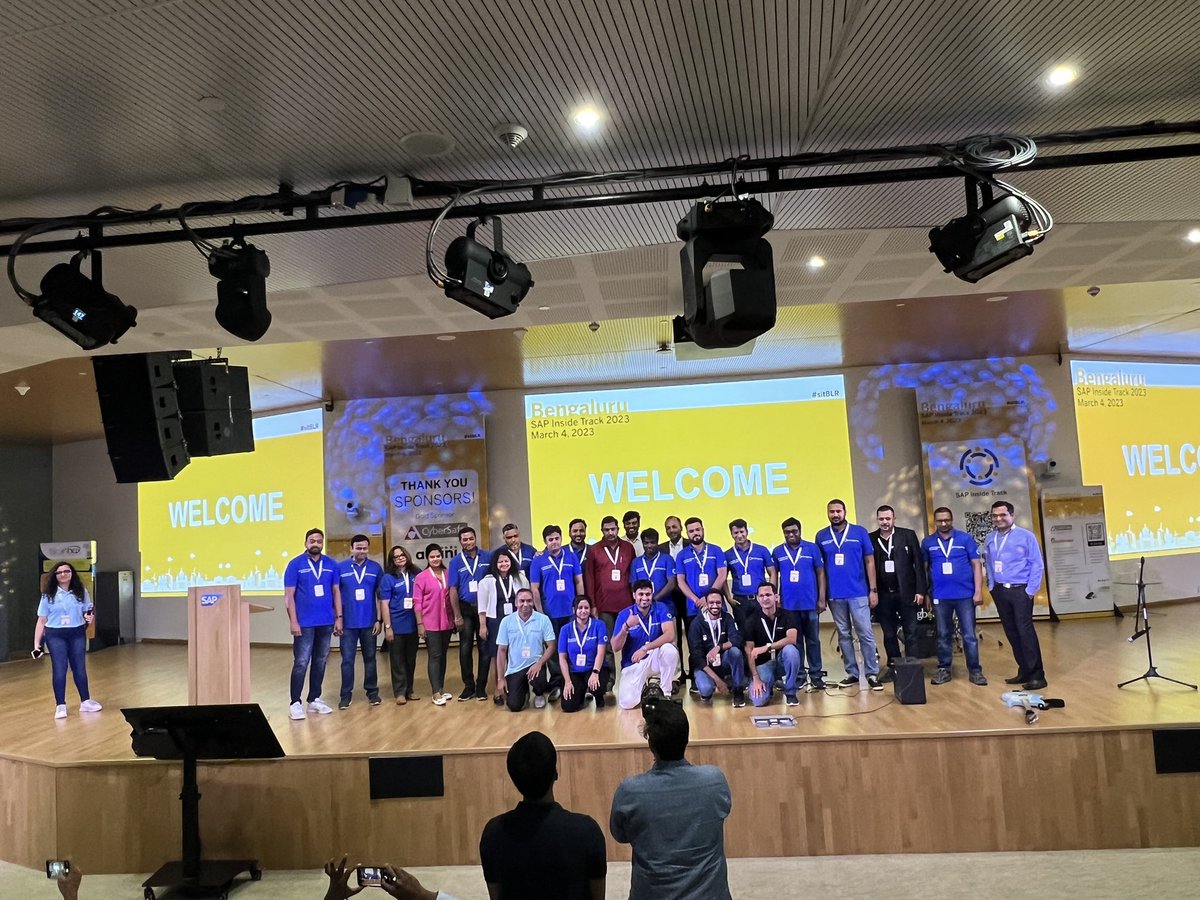Kudos to all the 80+ #sapcommunity speakers did such engaging sessions at #SAPInsideTrack Bangalore event happened at <a href="/saplabsindia/">SAP LABS INDIA</a> 
#sitBLR <a href="/SAPCommunity/">SAP Community</a> <a href="/gangadharansind/">Sindhu Gangadharan</a> <a href="/anzieee/">Mohammed Anzy S</a> <a href="/findingabhi/">Abhishek Chatterjee</a> <a href="/AarifRao/">Mohammad A K Rao</a> <a href="/maheshk_p/">Mahesh Palavalli</a>