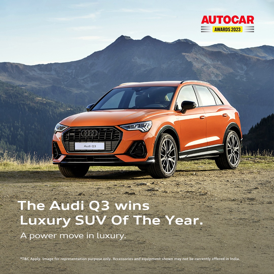Experience the evolution towards progress.
Audi Q3 wins the Luxury SUV Of The Year 2022

#AudiIndia #AutocarAwards2023 #AudiQ3
#FutureIsAnAttitude