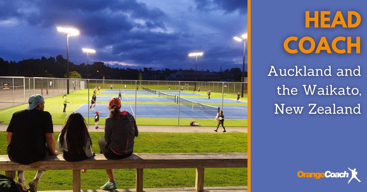 Move to beautiful New Zealand, with a work visa on offer for the right candidate! Head Coach of a popular club with a huge junior membership in Auckland. 

Click the link below for more info!
buff.ly/41NxAgX 

#OrangeCoach #TennisJobs #JobAlert #TennisNewZealand
