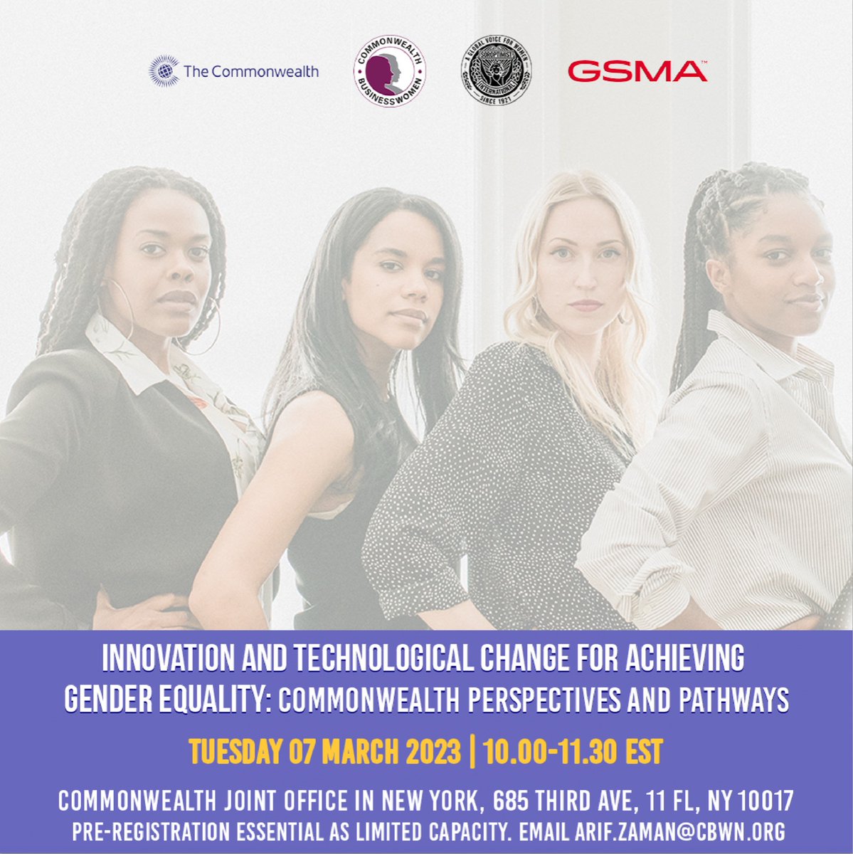 GEWUK's tweet photo. Another big program is knocking at the door. The Commonwealth is organizing a session on #genderequality on 7th March at 10 AM.
Pre-registration is required as seats are limited. Hurry up!
#innovation #technology #technologicalchanges #commonwealth #gender #gendergap https://t.co/ngYnS8obl4