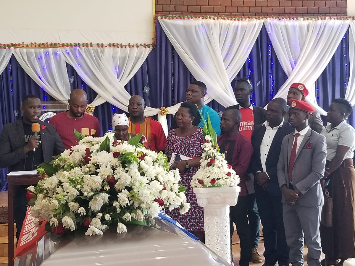Yesterday we received the body of Counsel Anthony Wameli,and held a service in his honor at NUP offices in Kavule.
Today we've held another church service in honor of a man who played an incredible role in the fight against human rights violations.We shall miss you Comrade Wameli