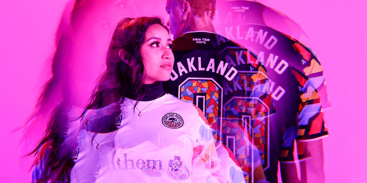 Oakland Roots 2023 Home and Away Soccer Kits