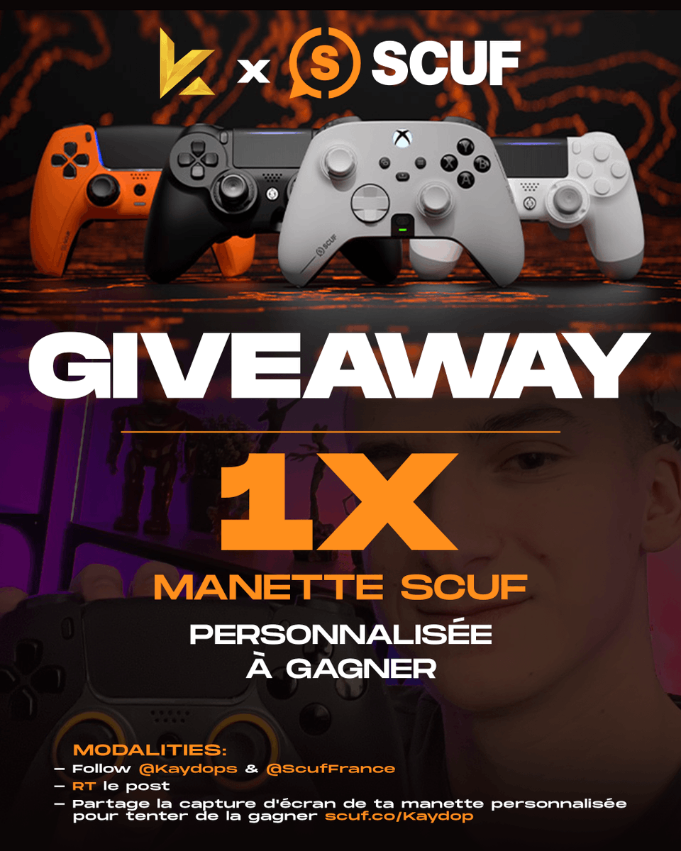 Kaydop on Twitter "Giveaway banger les boys 🎮 Pimp ta SCUF et