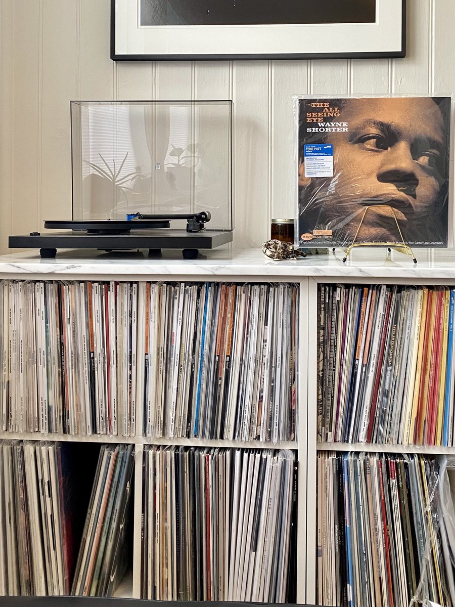 Wayne Shorter on <a href="/bluenoterecords/">Blue Note Records</a> 🖤 
#jazz #tonepoet #vinyl #vinylcollection #WayneShorter
