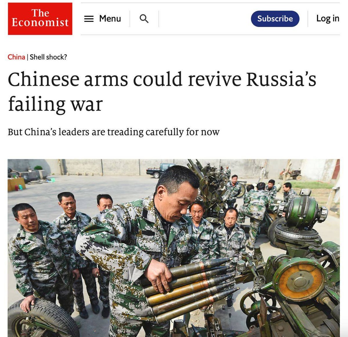 blyskavka_ua's tweet photo. ⚡️China is angry with the russian federation because their arms sales discussions were made public, - The Economist. https://t.co/XW02gcrYUZ