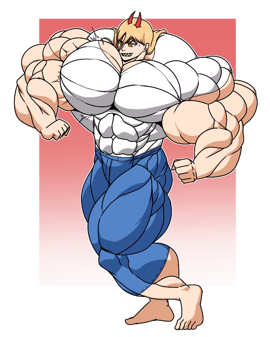 Ali Arts (comms open) on X: Work in progress 💪 male muscles this time lol  #drawing #art #musclegrowth #muscle #anime  / X