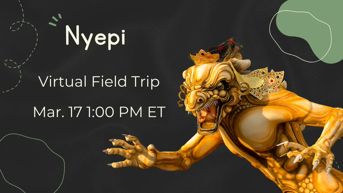 Mar. 17 | Happy New Year! Join this #virtualfieldtrip to Bali, Indonesia to experience the Balinese new year, Nyepi. #IDedchat #1stchat #globaled | Register buff.ly/3kc7nqK
