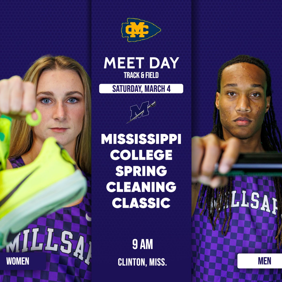 Millsaps College Athletics (@majorathletics) on Twitter photo .<a href="/MillsapsXCTF/">Millsaps XC | TF</a> opens its spring season in Clinton, Saturday morning!
🆚: Mississippi College Spring Cleaning Classic
⏰: 9 a.m.
📍: Clinton, Miss.
📊: ow.ly/c20n50N8MbJ
#GoMajors .<a href="/MillsapsXCTF/">Millsaps XC | TF</a> opens its spring season in Clinton, Saturday morning!
🆚: Mississippi College Spring Cleaning Classic
⏰: 9 a.m.
📍: Clinton, Miss.
📊: ow.ly/c20n50N8MbJ
#GoMajors