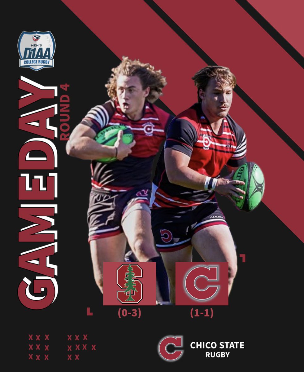 ChicoStateRugby's tweet photo. Stanford, here we come 😤🔴⚫️ #CSR #UptheCats #CaliforniaConference https://t.co/Z3VHq1VtVg
