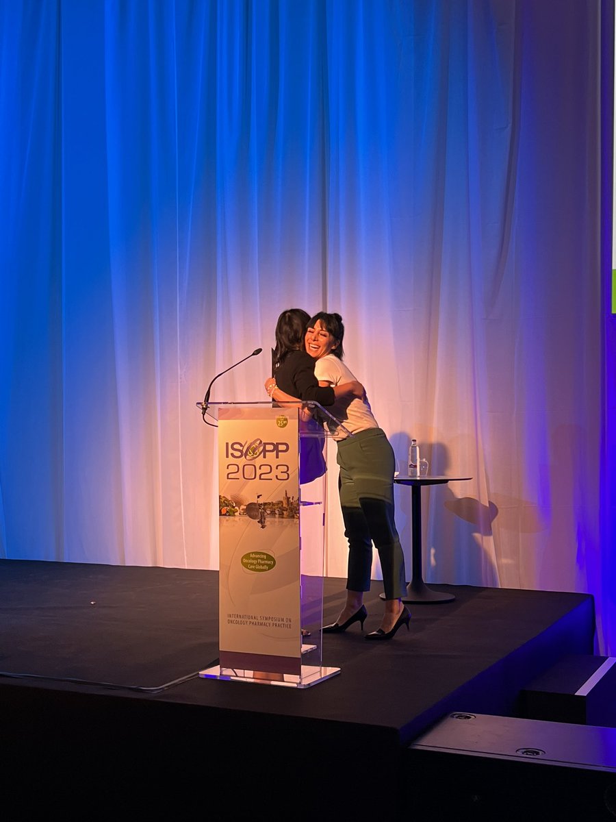 Congratulations to <a href="/Chris_Peragine/">Christine Peragine</a> on winning the best poster at #ISOPP2023 ! “Workload requirements for exceptional access drug applications and impact on pharmacy”