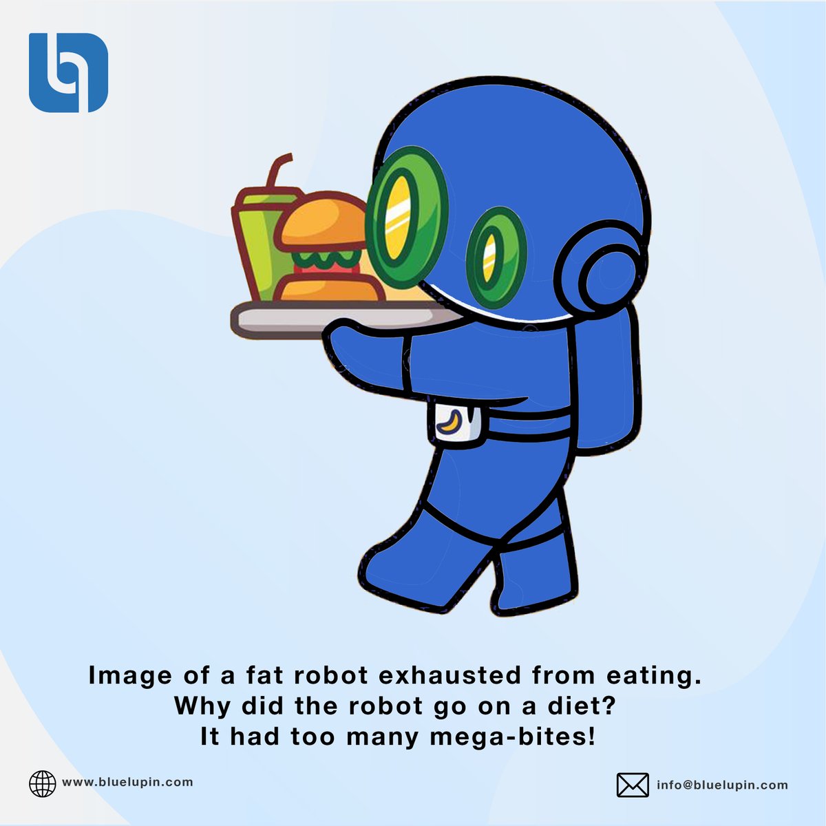 Bluelupintech's tweet image. This robot has a problem he can't solve, but if you have a technology related problem then we would be sure to find a solution!
Contact us today!
#technology #robot #robottechnology #megabites #bluelupin