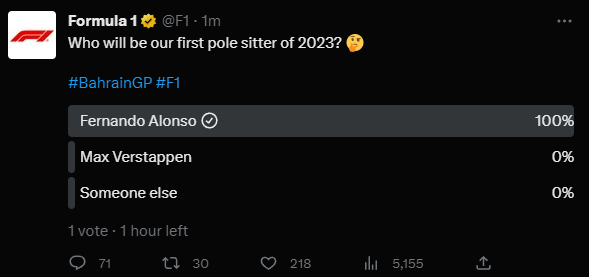 dalbous1's tweet photo. @F1 stop the count https://t.co/U8IZN5s9dD