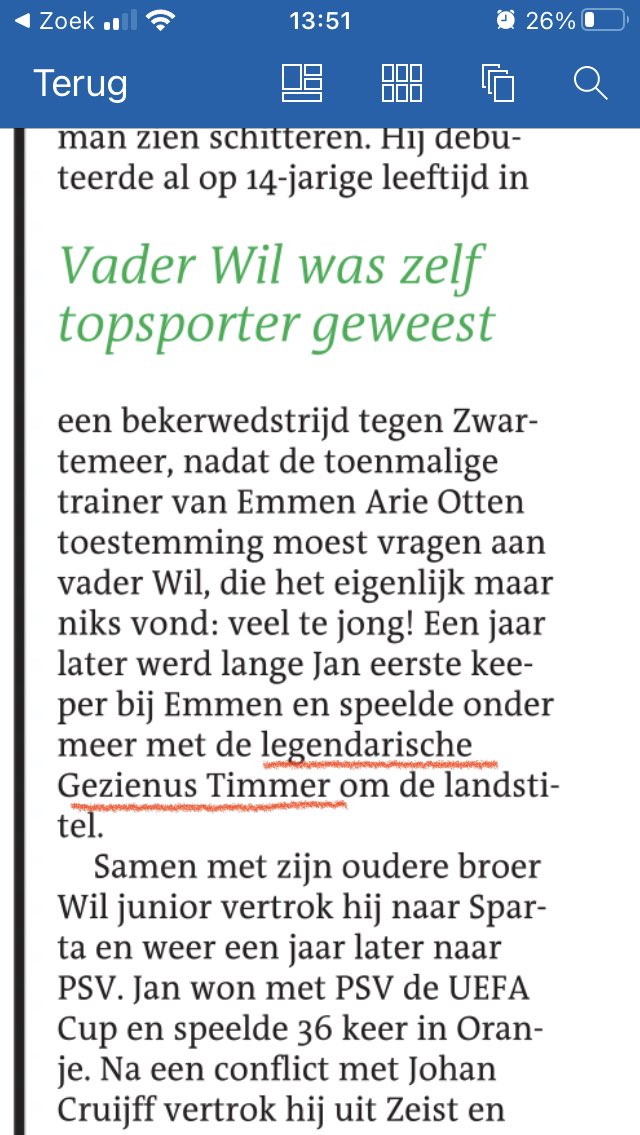 AndreTimmerDr's tweet photo. Altijd leuk wanneer ik nietsvermoedend de krant lees en dit tegenkom over mijn vader die 19 jaar geleden overleed. #leuk #everttennapel https://t.co/YEAS7APHxm