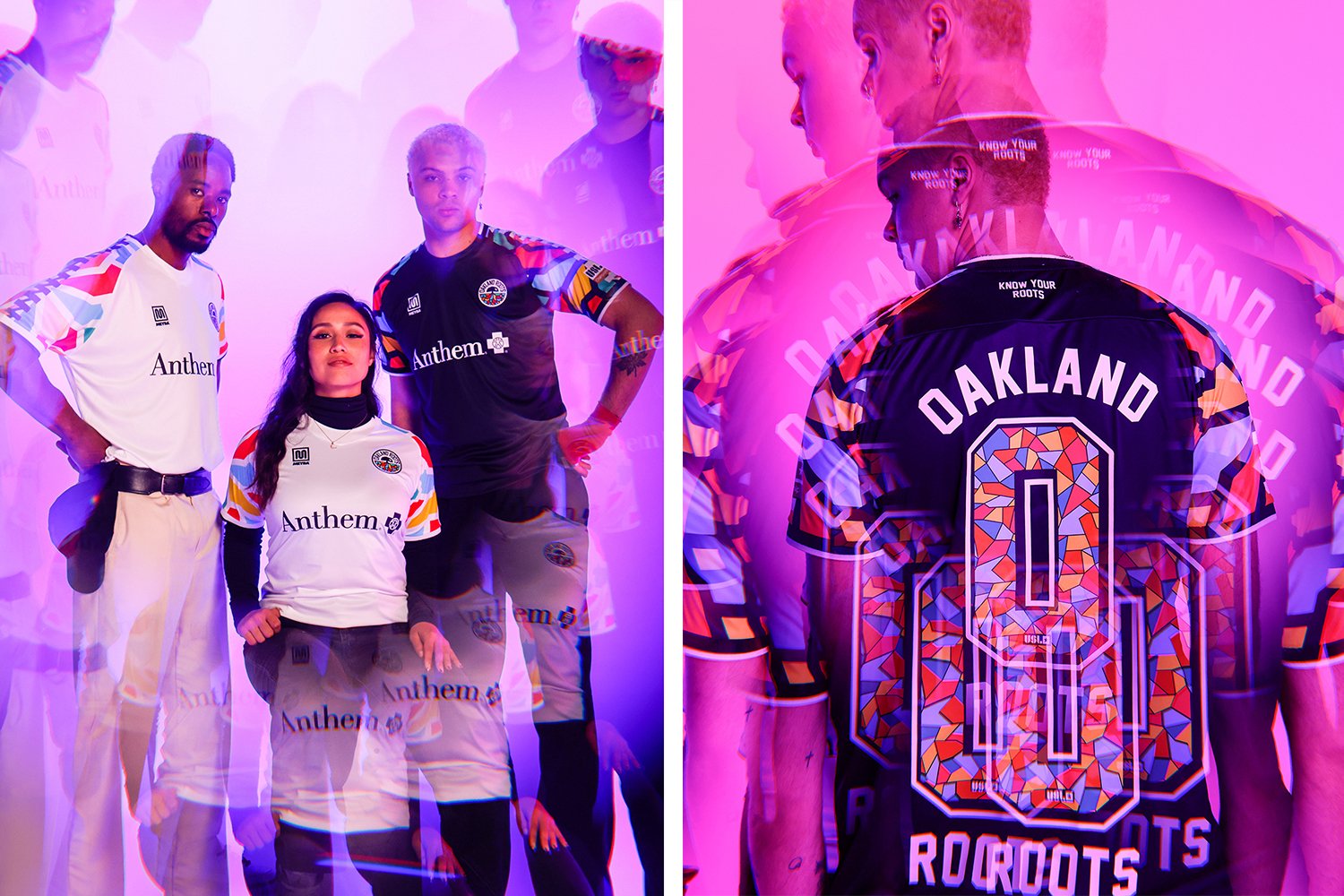 Oakland Roots 2023 thuis- en uitvoetbalshirts