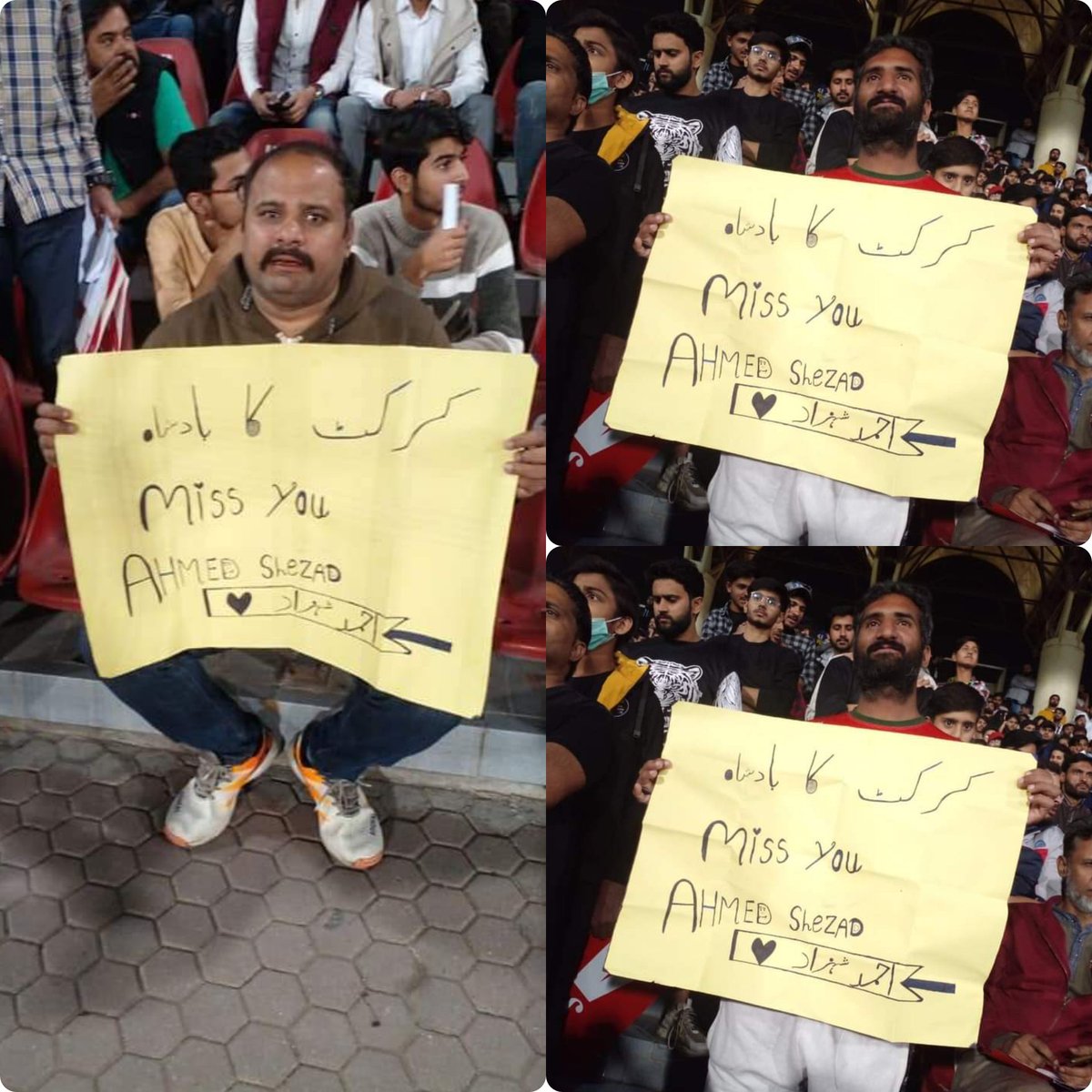 imUsamaQadeer19's tweet photo. Fans are missing Ahmad Shahzad presence in the PSL. No doubt a very talented guy who has consistently been scoring runs really deserves to play his own league. Stay strong champion
#HBLPSL8 #AhmadShahzad https://t.co/6EMroNNziG
