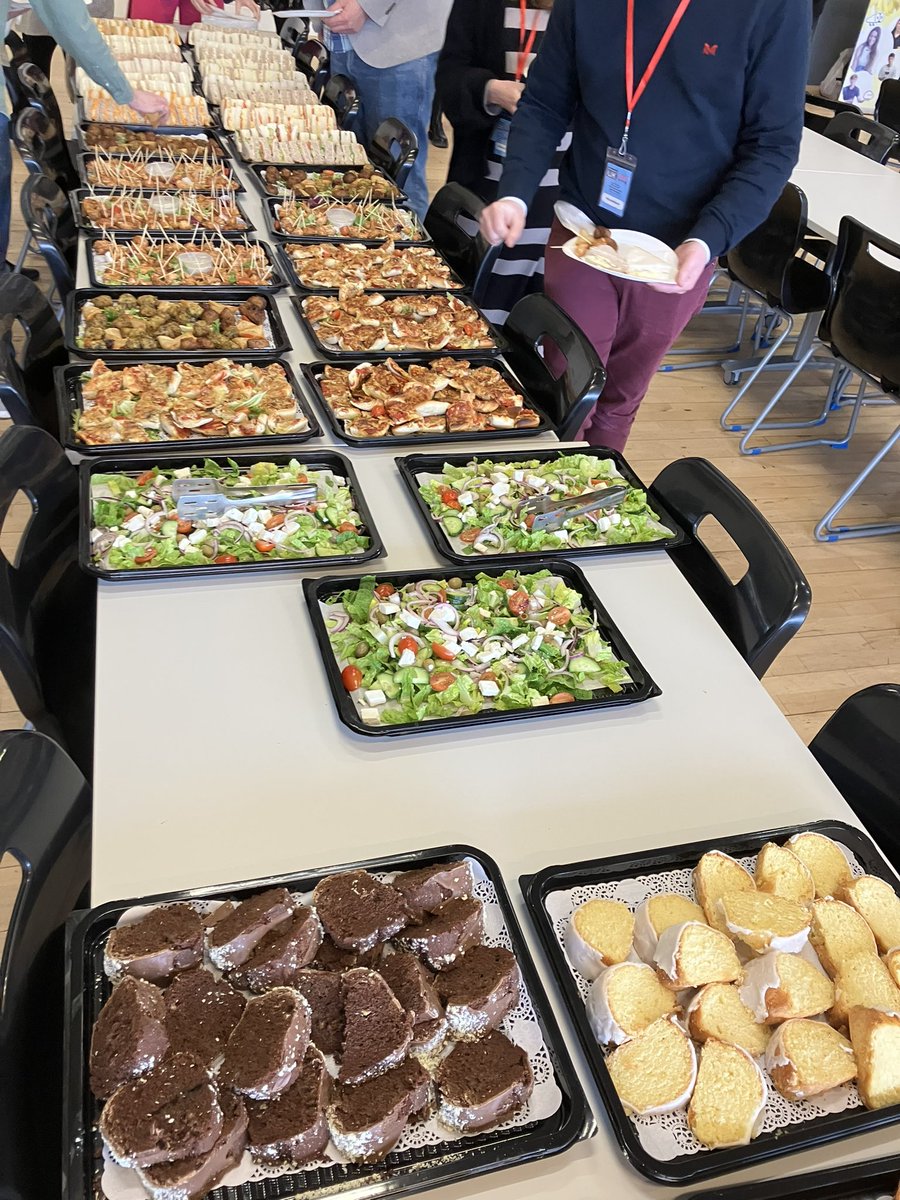 Massive thank you to the The Buffet Shop, Yardley thebuffetshop.com for the fantastic food they have provided for the Personal Development Conference @CockshutHillSch today with a large number of educators discussing their passion - all things PD #PDConf23 #keepingitlocal