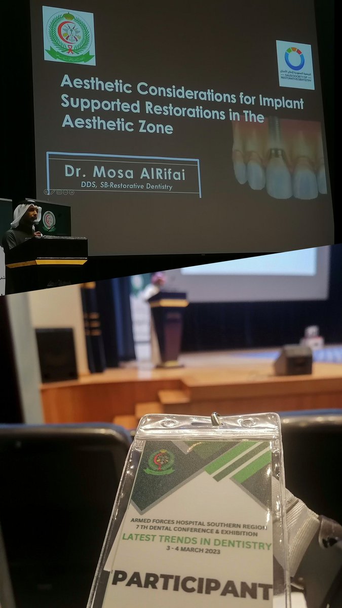 Dr_7us's tweet photo. Second day 🤩
7th AFHSR Dental Conference & Exhibition in Abha
#AFHSR https://t.co/P3z3kN9ceb