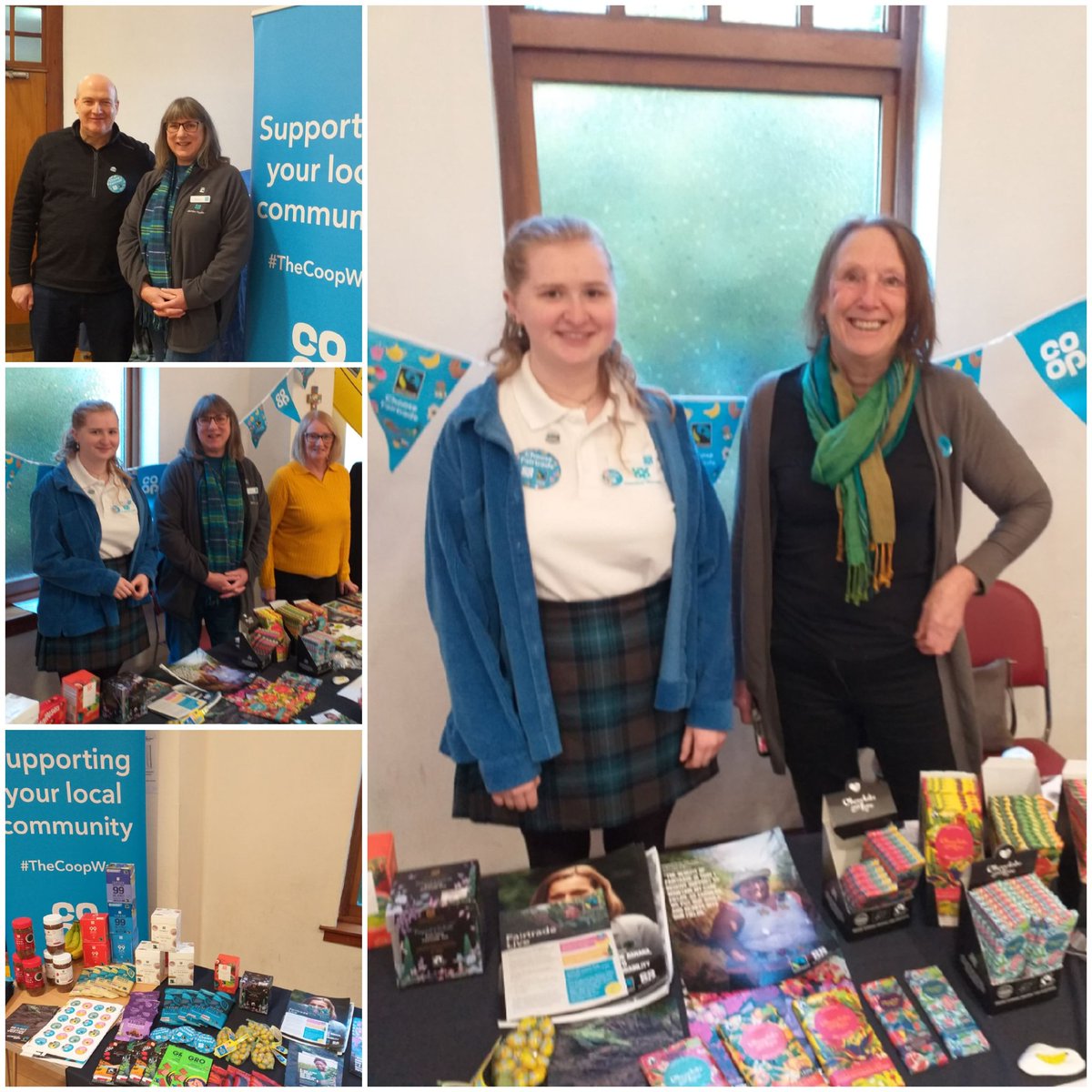 heggie_peter's tweet photo. Great to be joined by @tartanjam our fantastic @coopuk members council representative at our #FairtradeFortnight event in #Linlithgow this morning 
A great event that included #tea tasting #itswhatwedo #beingcoop #community @GemKcoop @Tom_MPM @Petrolheadnelly @CoopFayB https://t.co/QGGt1a02Xn