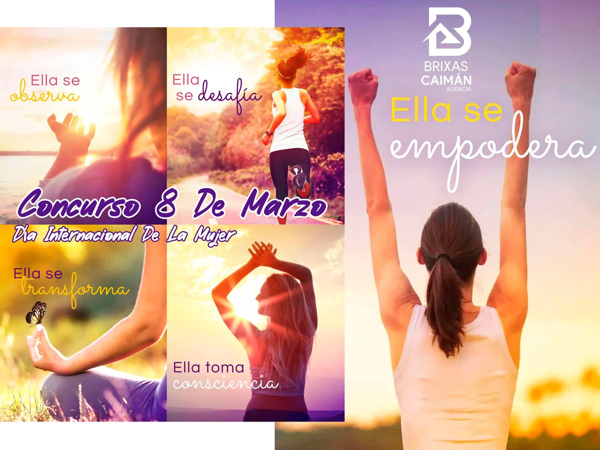 Una mujer que conoce sus fortalezas, confía en sus capacidades, y comprende su poder para triunfar sin depender de alguien, será siempre una MUJER EXITOSA. 
Participa en nuestro Concurso por el 8 de marzo Día Internacional de la Mujer
fb.watch/j2-4MXerYb/