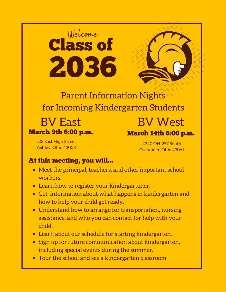 We are looking forward to meeting you!