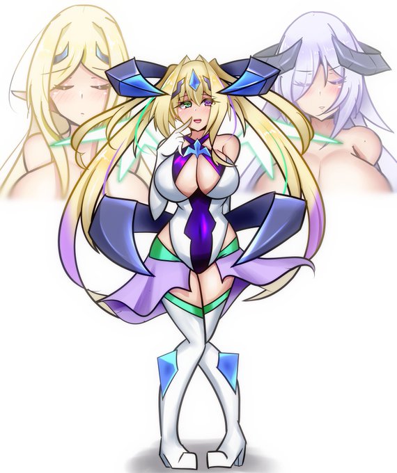 レヴェリーヴァイス
エレメントオブカルテット
ましろが女神の力抜きで、変身した姿。
精霊の女王様と最強の淫魔の力を同時に宿す。
力を貸す二人が相性最悪な為、頭痛が酷いらしい。 