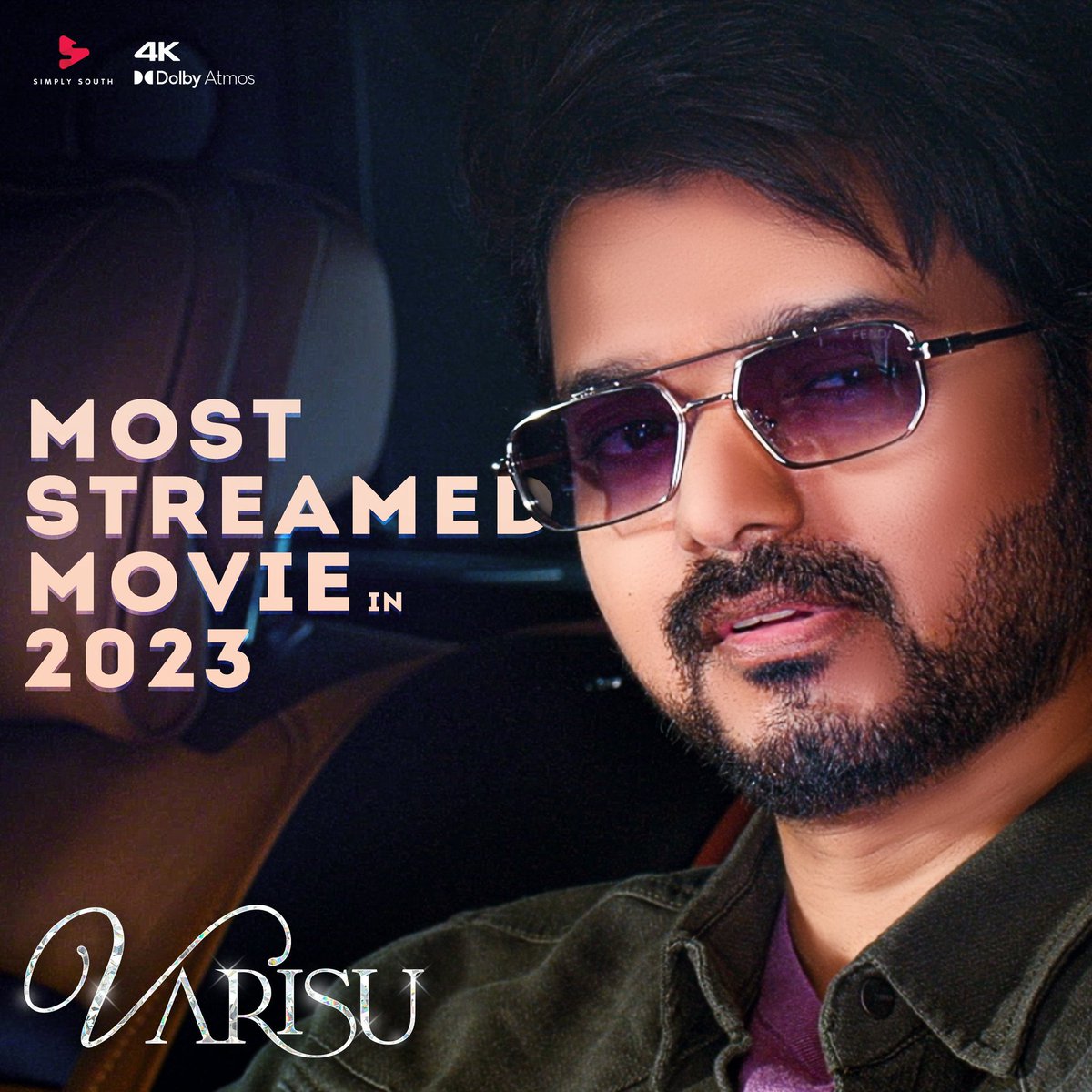 Then theatres now in OTT too #Varisu creating new records 🔥💥💥 becomes the most streamed movie in 2023 on #SIMPLYSOUTH platform excluding india 
@actorvijay na #Leo