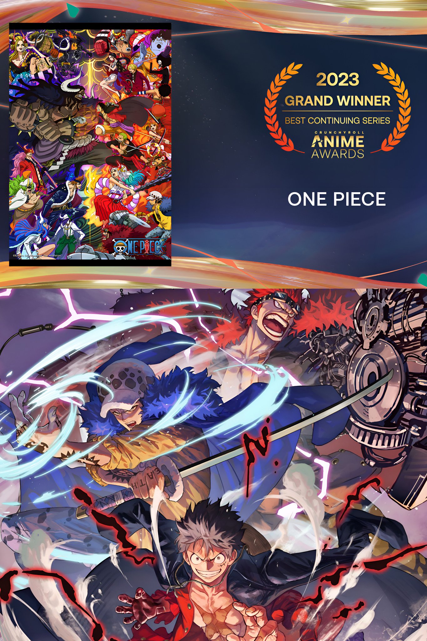 One Piece wins Best Continuing Series at Crunchyroll Anime Awards 2023